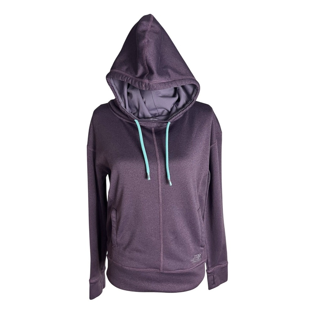 The North Face Women's SP Purple High Neck Hoodie Pullover Sweatshirt